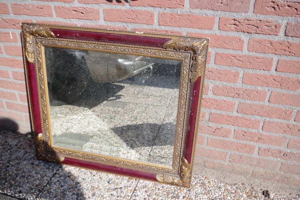 Spiegel, Ophalen, Gebruikt, Minder dan 100 cm, Rechthoekig