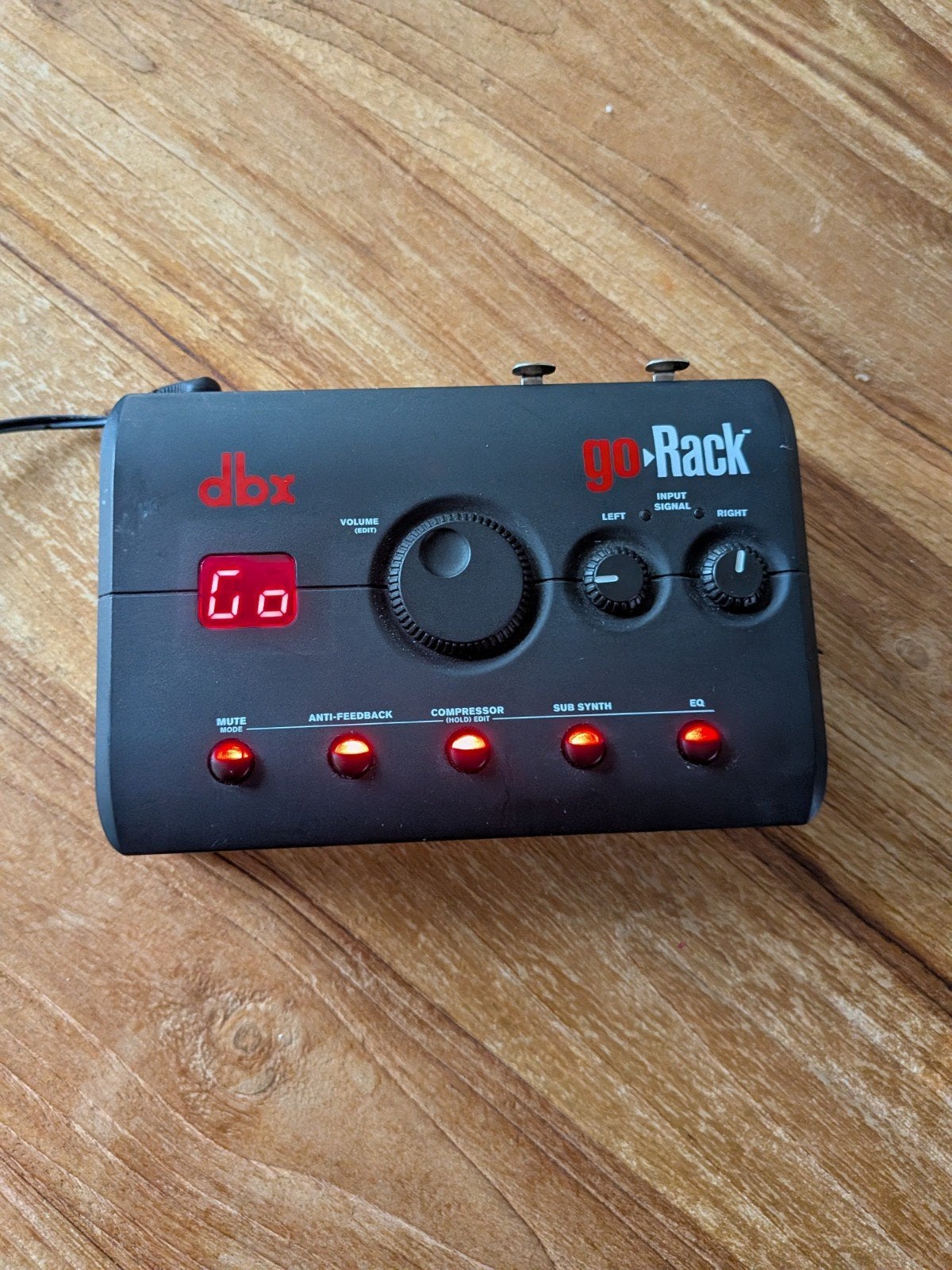 DBX goRack: Draagbare PA-processor met Anti-Feedback, Ophalen of Verzenden