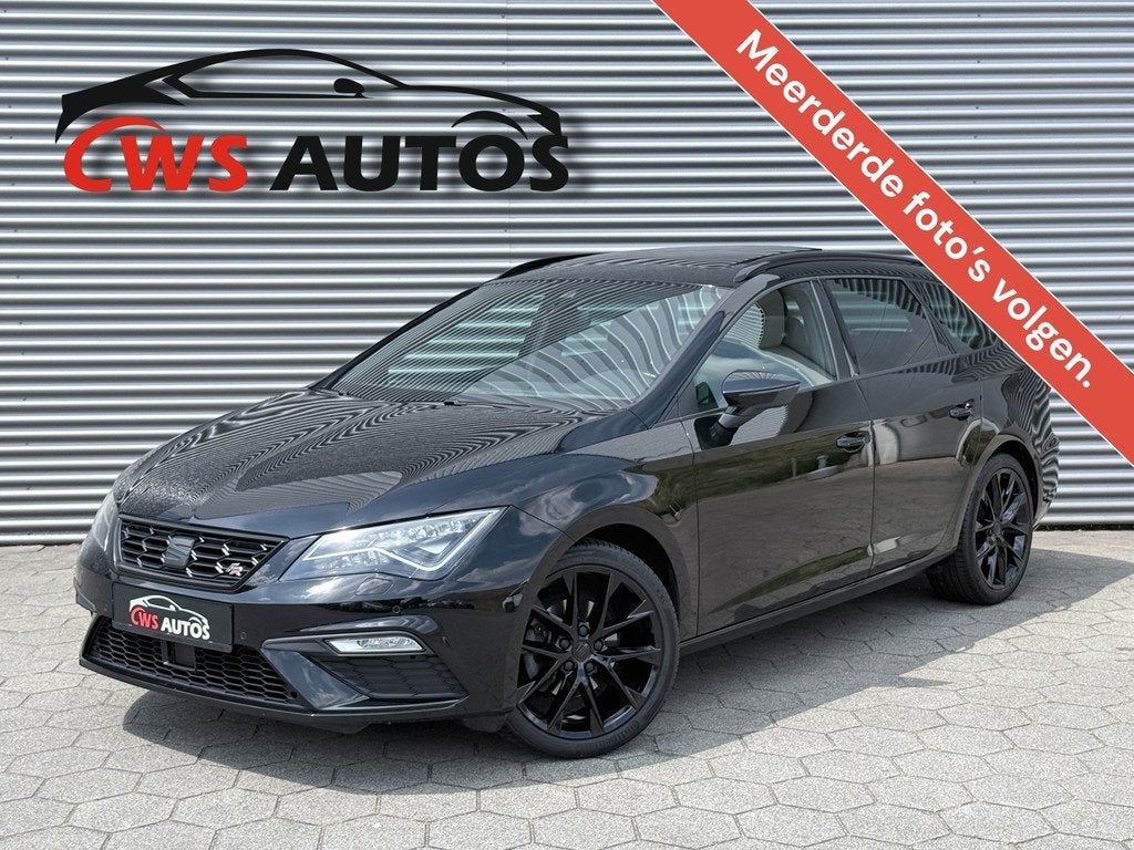 SEAT Leon ST 1.5 TSI FR Business Intense VIRTUAL*PANO*BEATS*, Auto's, Seat, Zwart, 4 cilinders, Leon, Zwart
