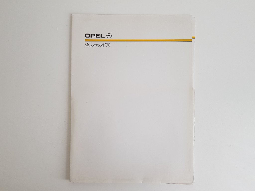 Opel Motorsport 90 - Hunsrück Rallye 1990 - Isolde Holderied, Opel Motorsport, Opel, Ophalen of Verzenden, Zo goed als nieuw