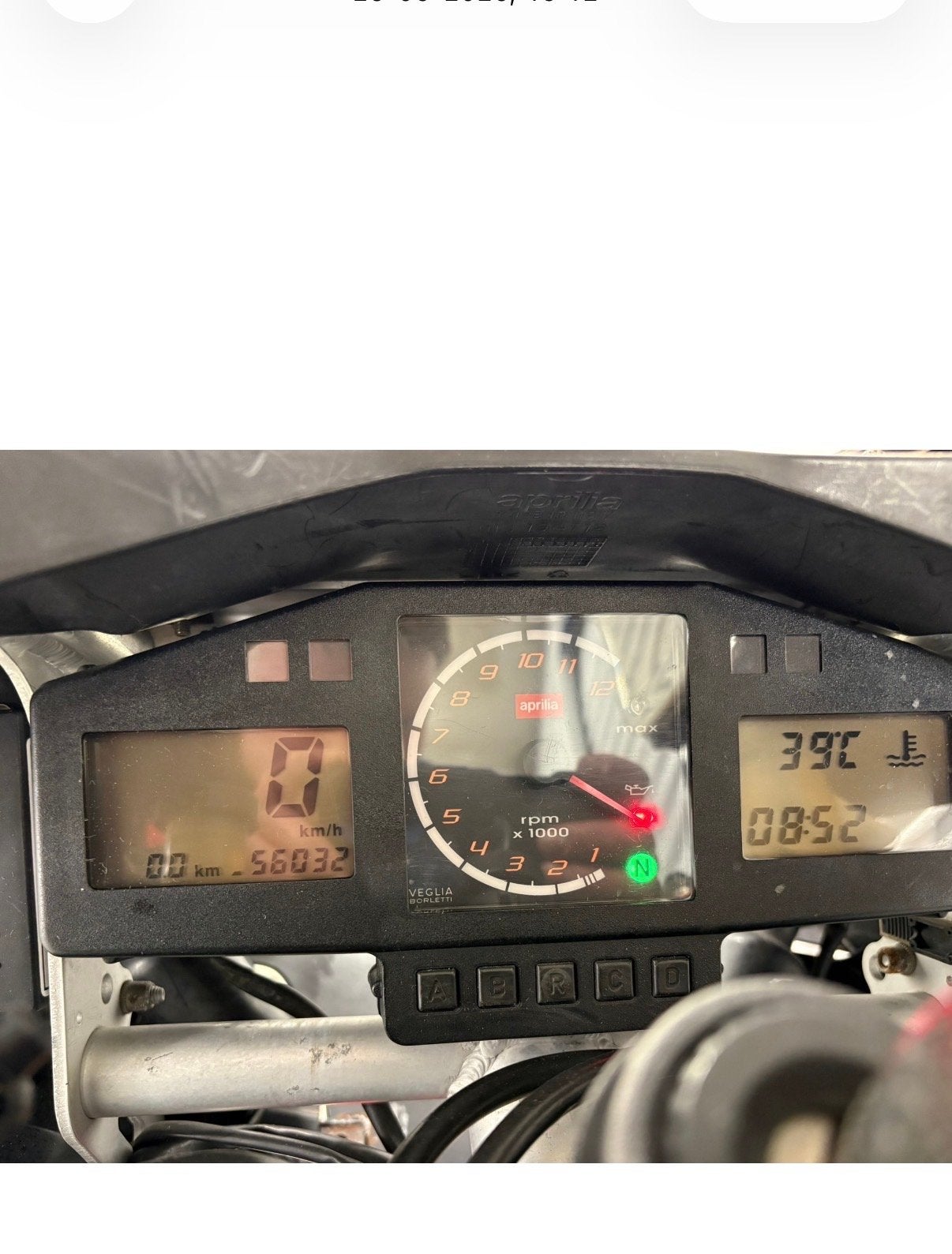 RSV Mille RP dashboard, volledig werkend, 56dkm, Ophalen of Verzenden, Gebruikt