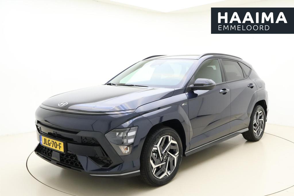 Hyundai Kona 1.6 GDI HEV N Line Hybride automaat | navigatie, Gebruikt, Blauw, Bedrijf, SUV of Terreinwagen