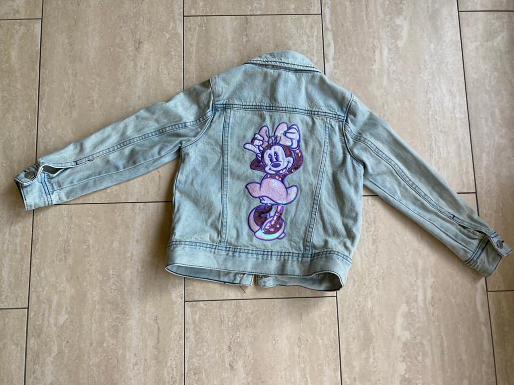 Disney prachtig spijkerjasje mt 116 Minnie Mouse Disneyland, Kinderen en Baby's, Kinderkleding | Maat 116, Ophalen of Verzenden