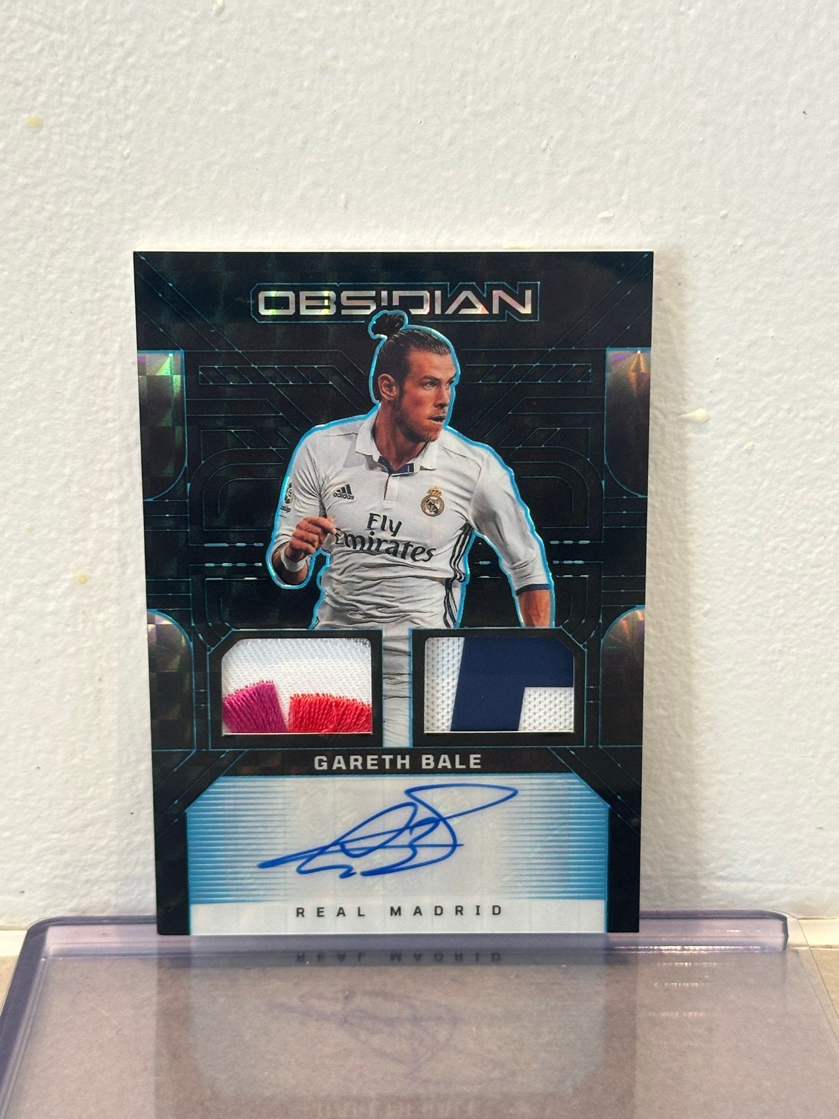 Gareth Bale Real Madrid Obsidian 1/1 Autograph Kaart, Ophalen of Verzenden, Zo goed als nieuw, Buitenlandse clubs, Spelerskaart
