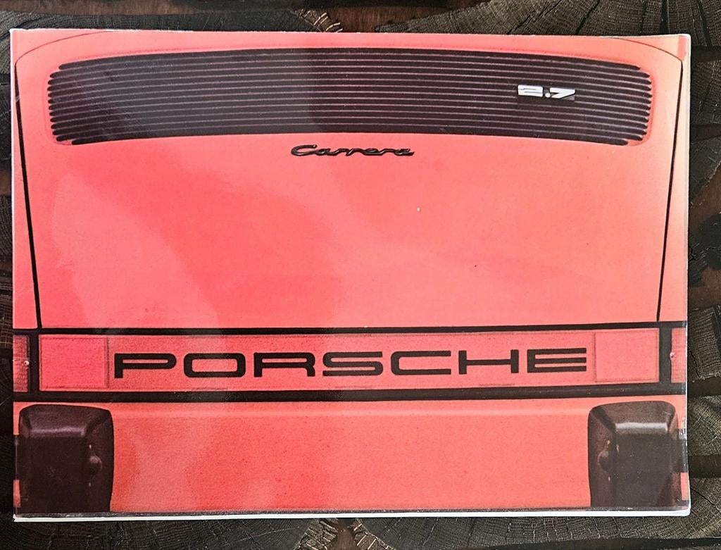 Porsche 911 1973-1974 German Sales Brochure 2.7 Coupe Targa, Ophalen of Verzenden