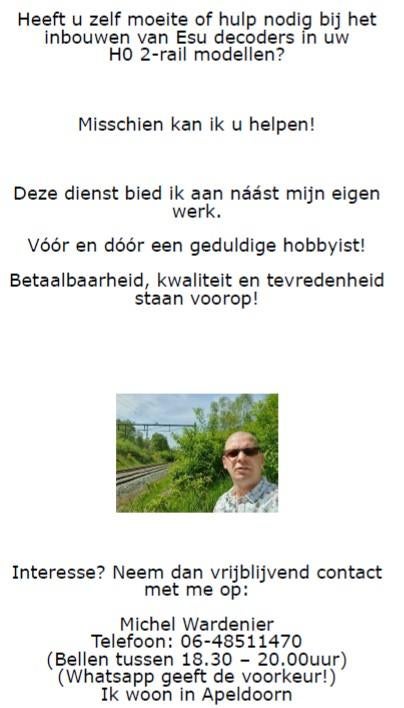Hulp nodig met Esu lok(sound) decoders?, Hobby en Vrije tijd, Modeltreinen | H0, Ophalen of Verzenden, Gelijkstroom