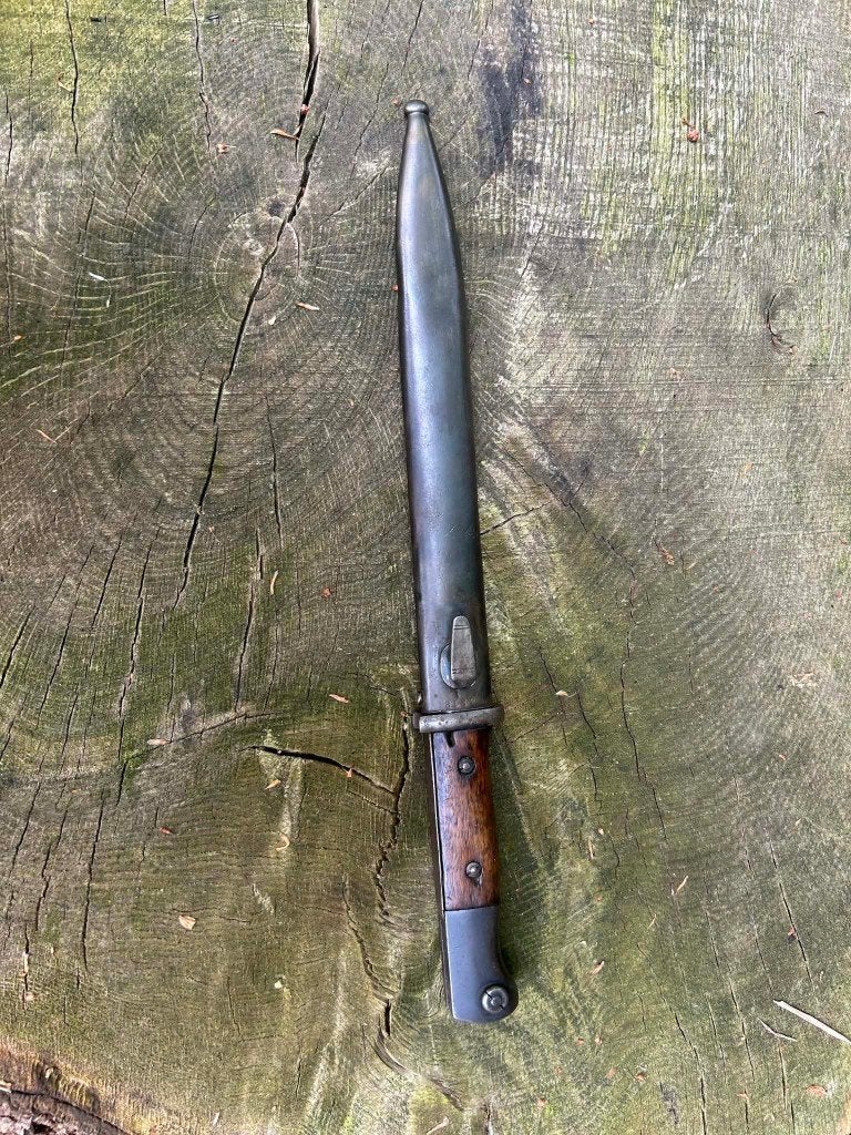 Duitse bajonet WO2, Verzamelen, Militaria | Tweede Wereldoorlog, Ophalen of Verzenden, Duitsland, Mes of Dolk
