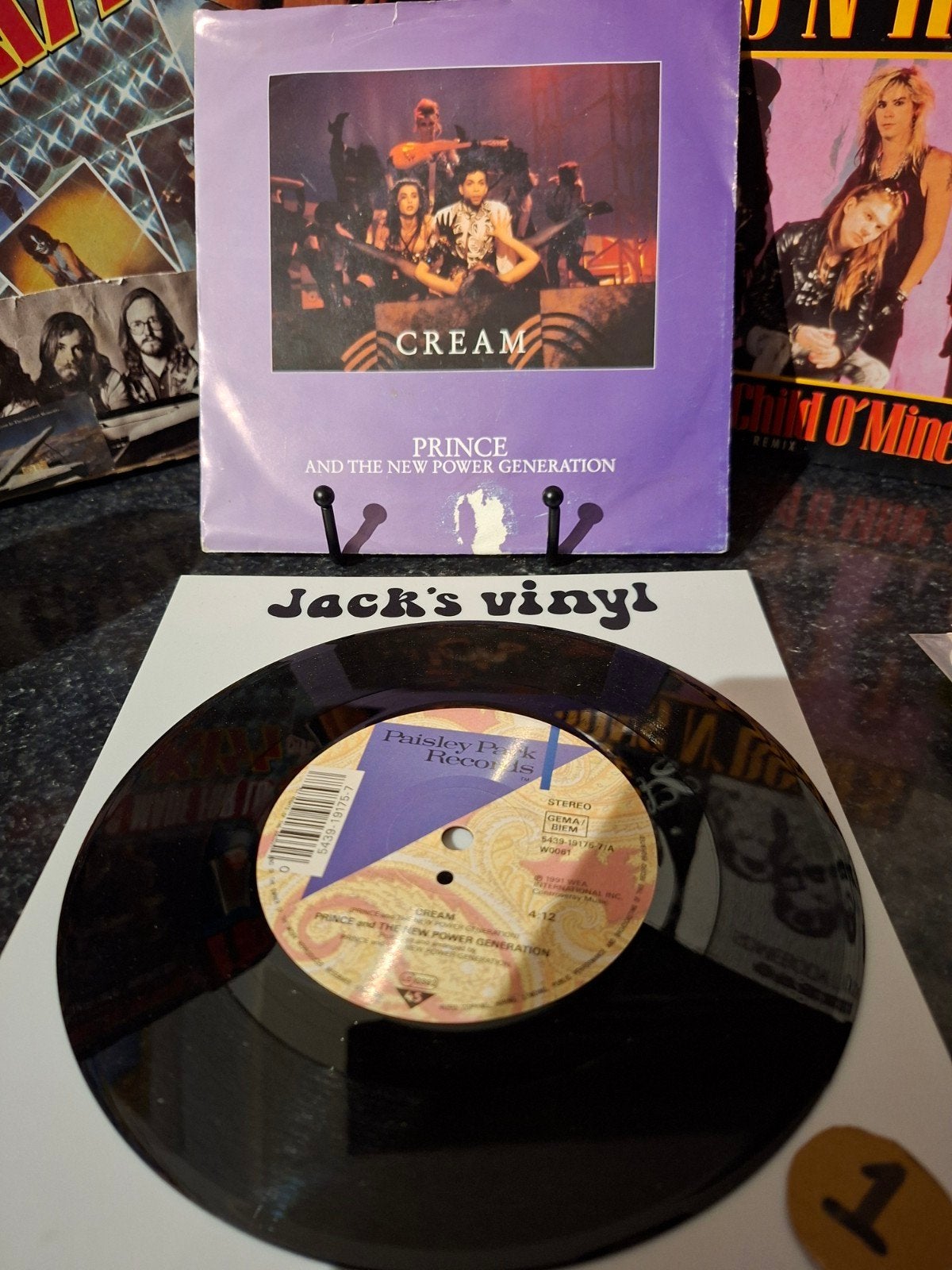 Prince and The New Power Generation - Cream Vinyl 1991/1, Fotohoes, Ophalen of Verzenden, Gebruikt, 7 inch