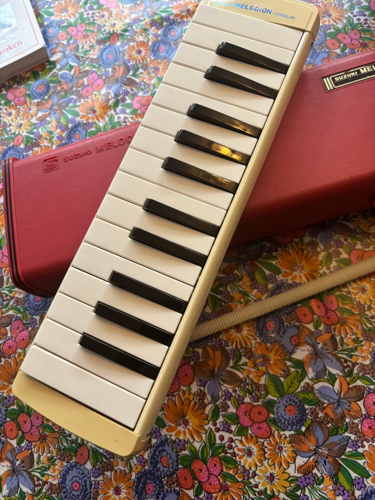 Vintage suzuki melodion school 26, Ophalen of Verzenden, Zo goed als nieuw, Overige typen, Met koffer of doosje