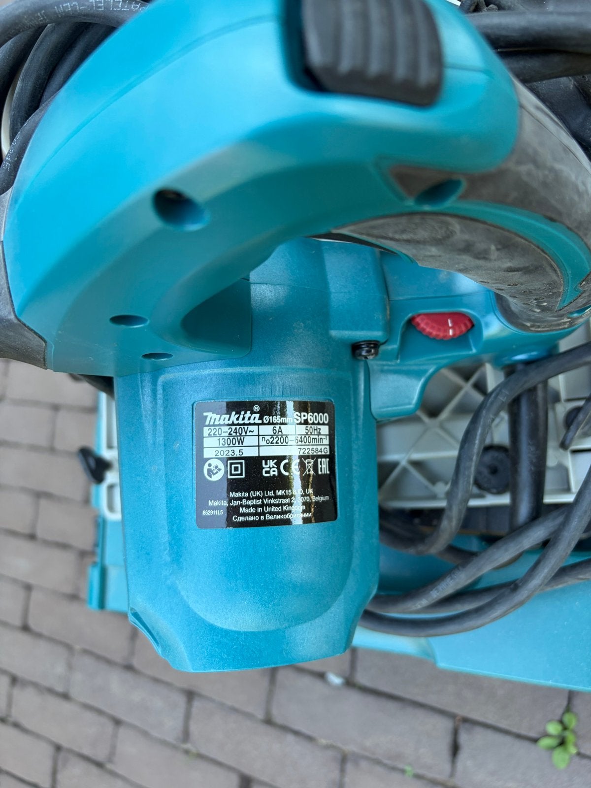 Makita SP6000 invalzaag met koffer, Ophalen, Gebruikt, Invalzaag, 30 tot 70 mm