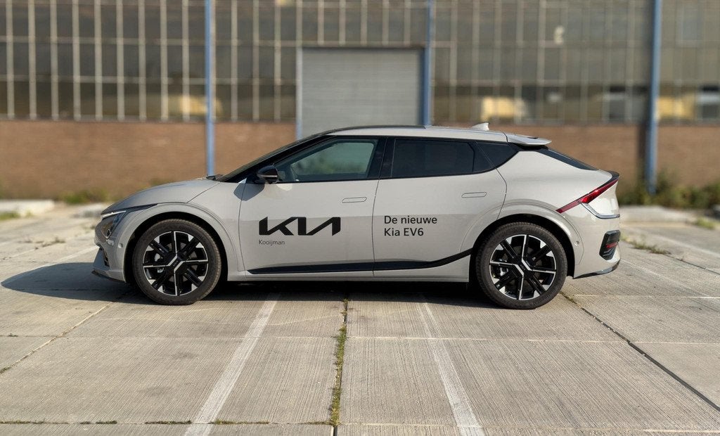 Kia EV6 GT-Line 84 kWh Nu €5.095,- voordeel! Nu tijdelijk, Auto's, Kia, Automaat, 228 pk, 510 min, 1960 kg