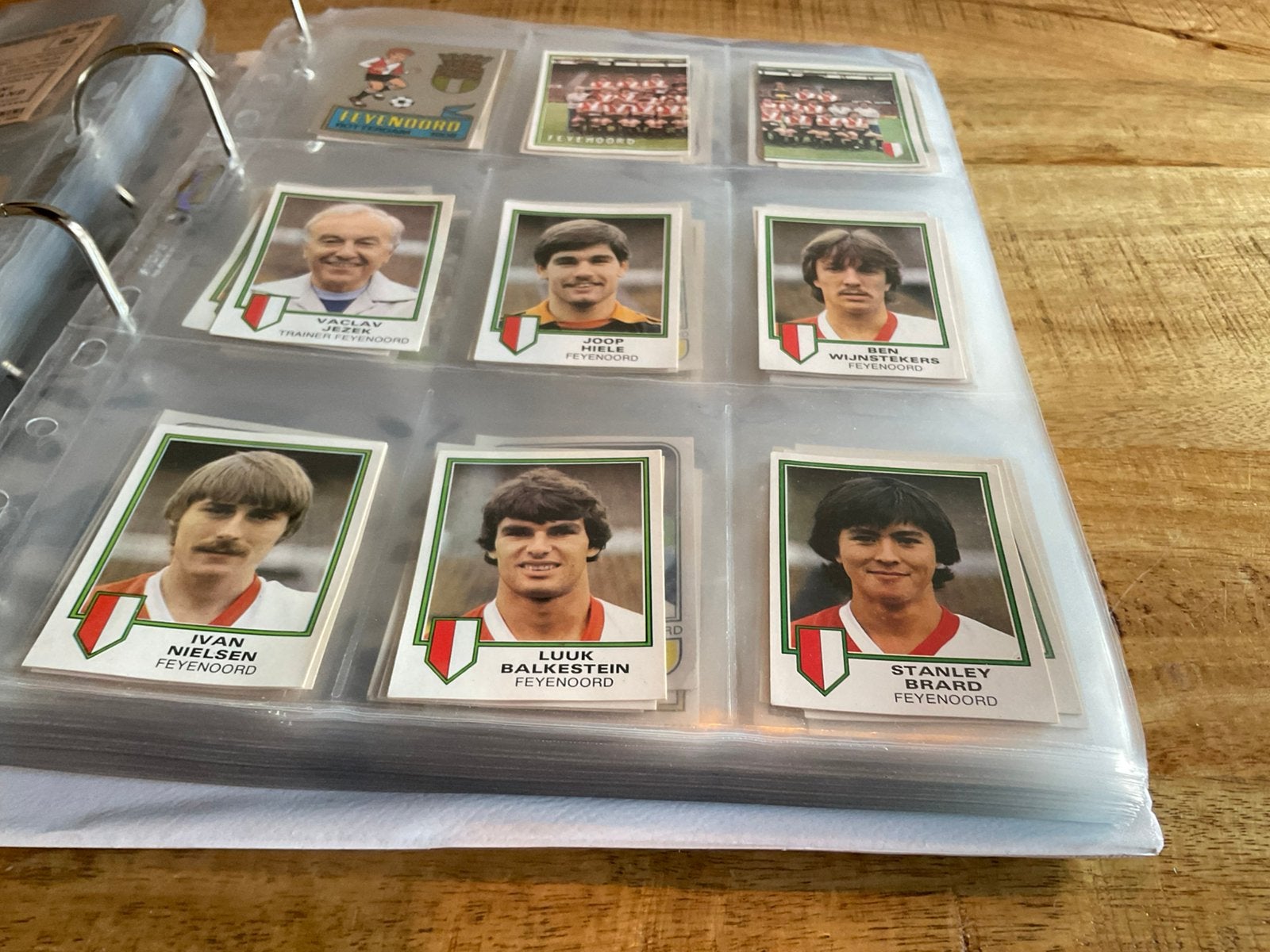 Panini Feyenoord voetbal 81 18x compleet, Verzamelen, Ophalen of Verzenden, Zo goed als nieuw, Feyenoord, Poster, Plaatje of Sticker