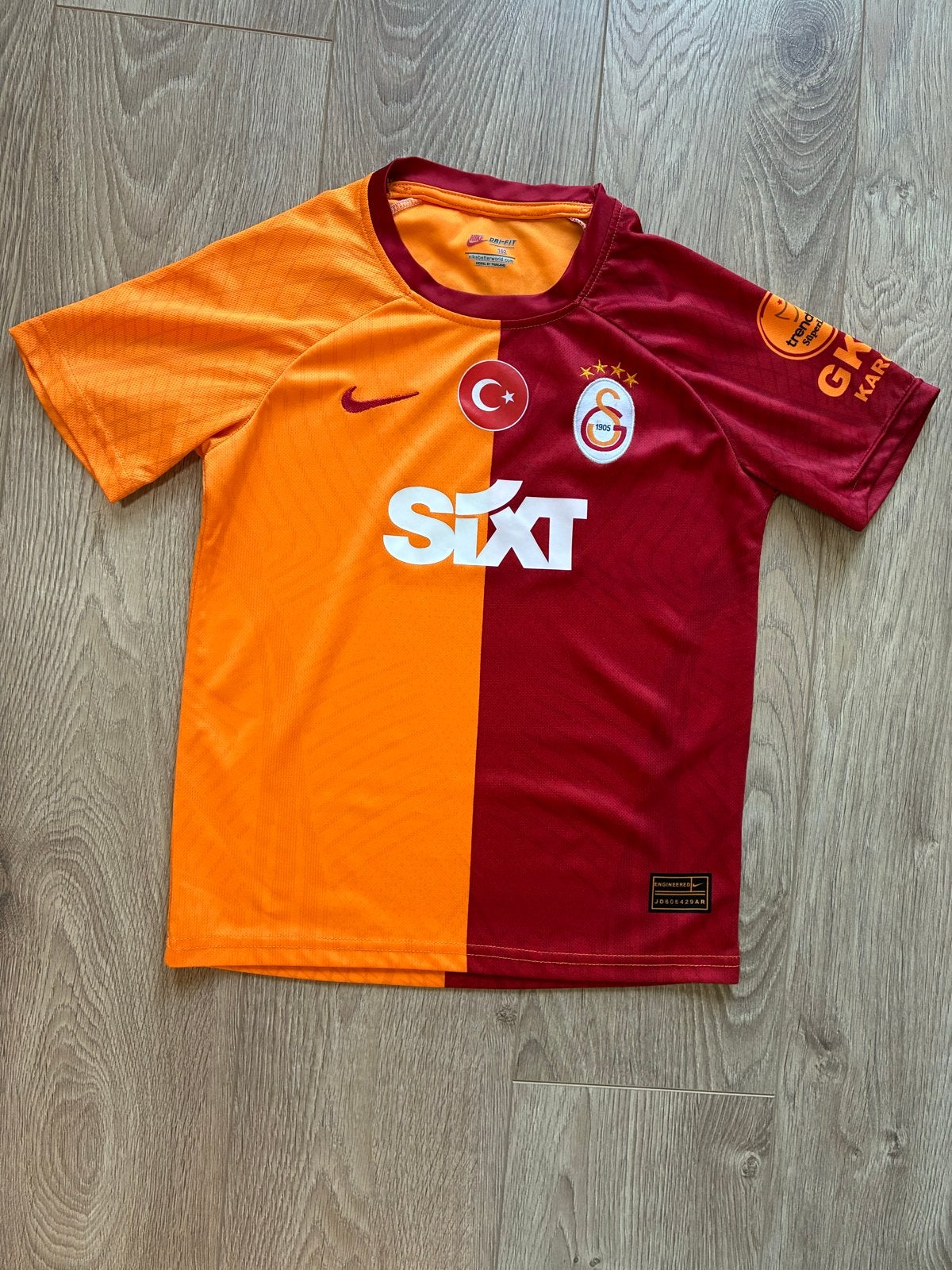 Nike Galatasaray Icardi Thuisshirt Maat 152 Nike Dri-Fit, Ophalen of Verzenden, Zo goed als nieuw, Jongen