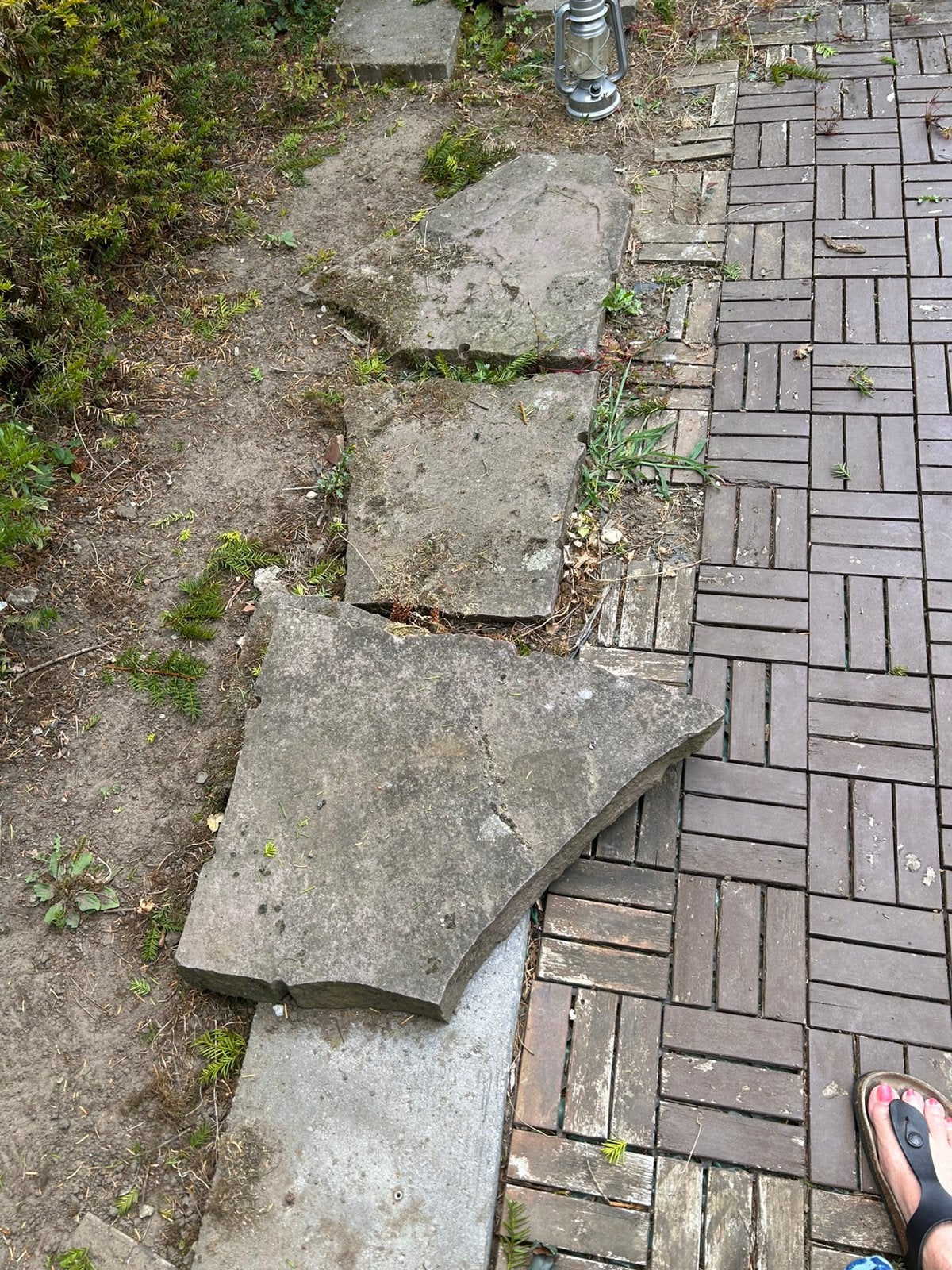 5 Grote Bentheimer zandstenen voor tuin of decoratie, Tuin en Terras, Grind, Keien en Split, Ophalen, Gebruikt, Zandsteen, Kei