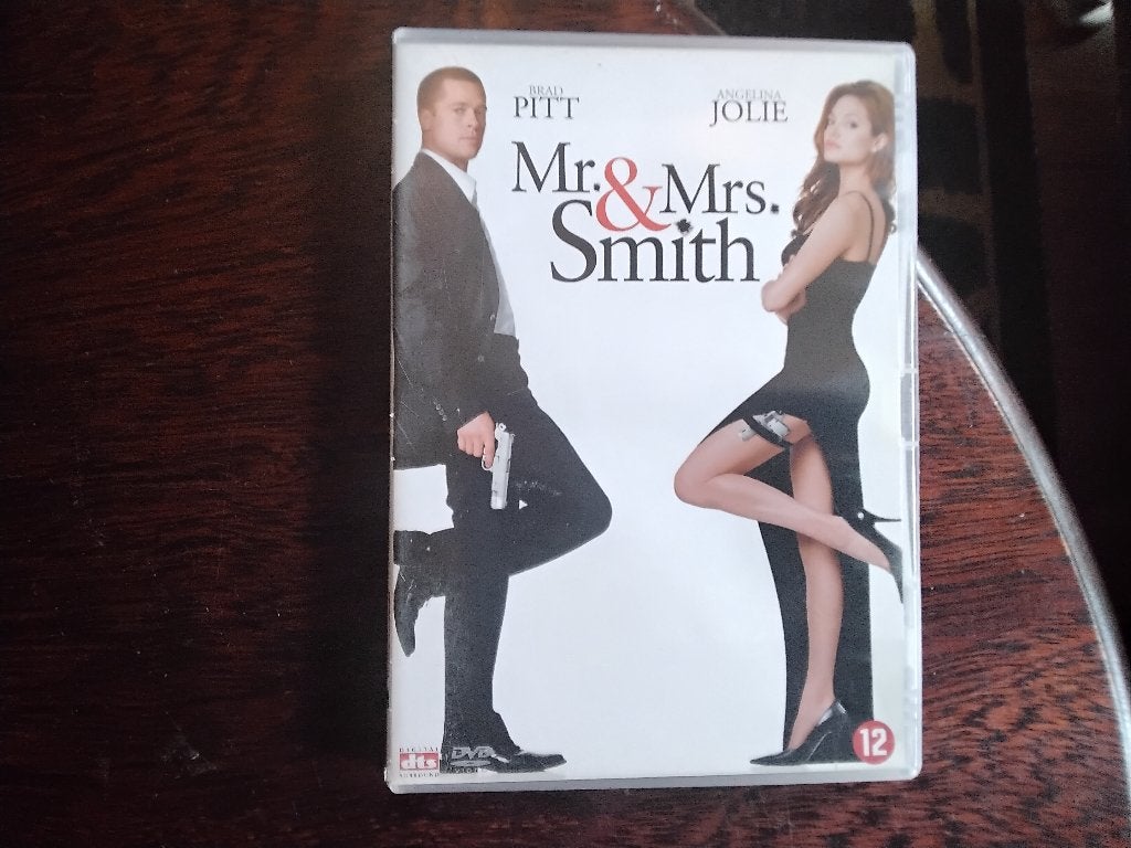 Mr & mrs Smith, origineel, Cd's en Dvd's, Nederlands, Ophalen of Verzenden, Zo goed als nieuw, Vanaf 12 jaar