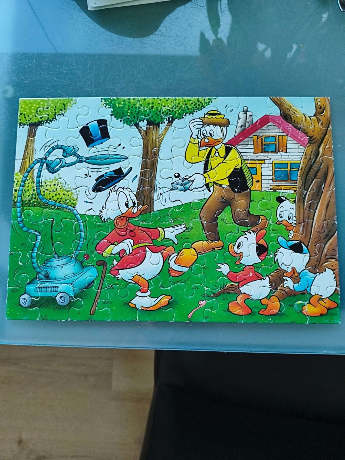 Disney Puzzels - Mickey Mouse, Donald Duck, Big Bad Wolf, Ophalen of Verzenden, Meer dan 50 stukjes, Gebruikt, 6 jaar of ouder
