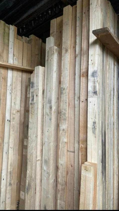 Gebruikte balken, Doe-het-zelf en Verbouw, Hout en Planken, Ophalen, Balk, Vuren, 50 mm of meer