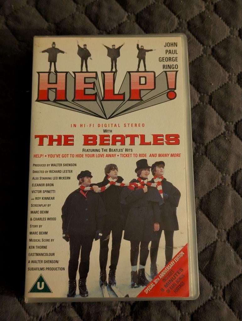 The Beatles - Help! (VHS) Special 30th Anniversary Edition, Alle leeftijden, Verzenden, Gebruikt, Overige genres