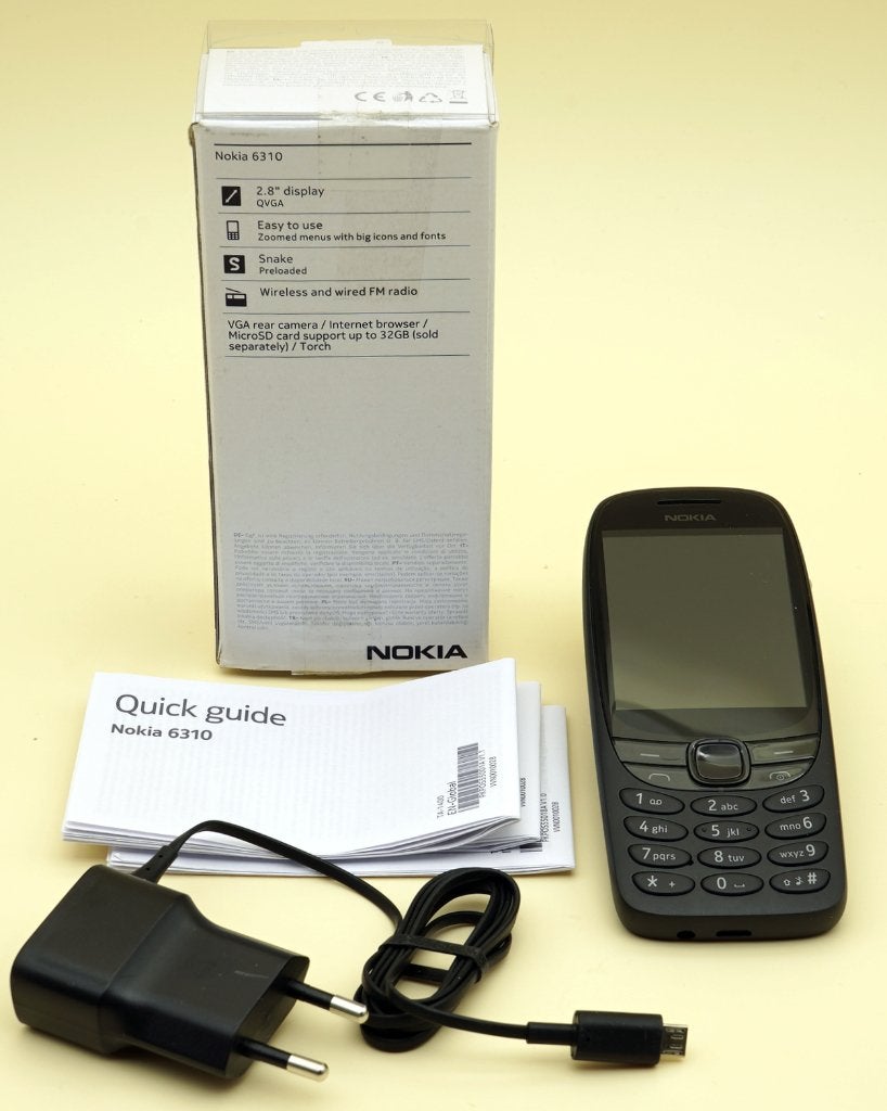 Nokia 6310 Zwart  - nieuw model met kleurenscherm & dual SIM, Zwart, Fysiek toetsenbord, Ophalen of Verzenden, Klassiek of Candybar
