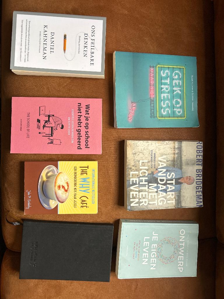 (Zelfhulp) boeken en planners, Ophalen, Gelezen