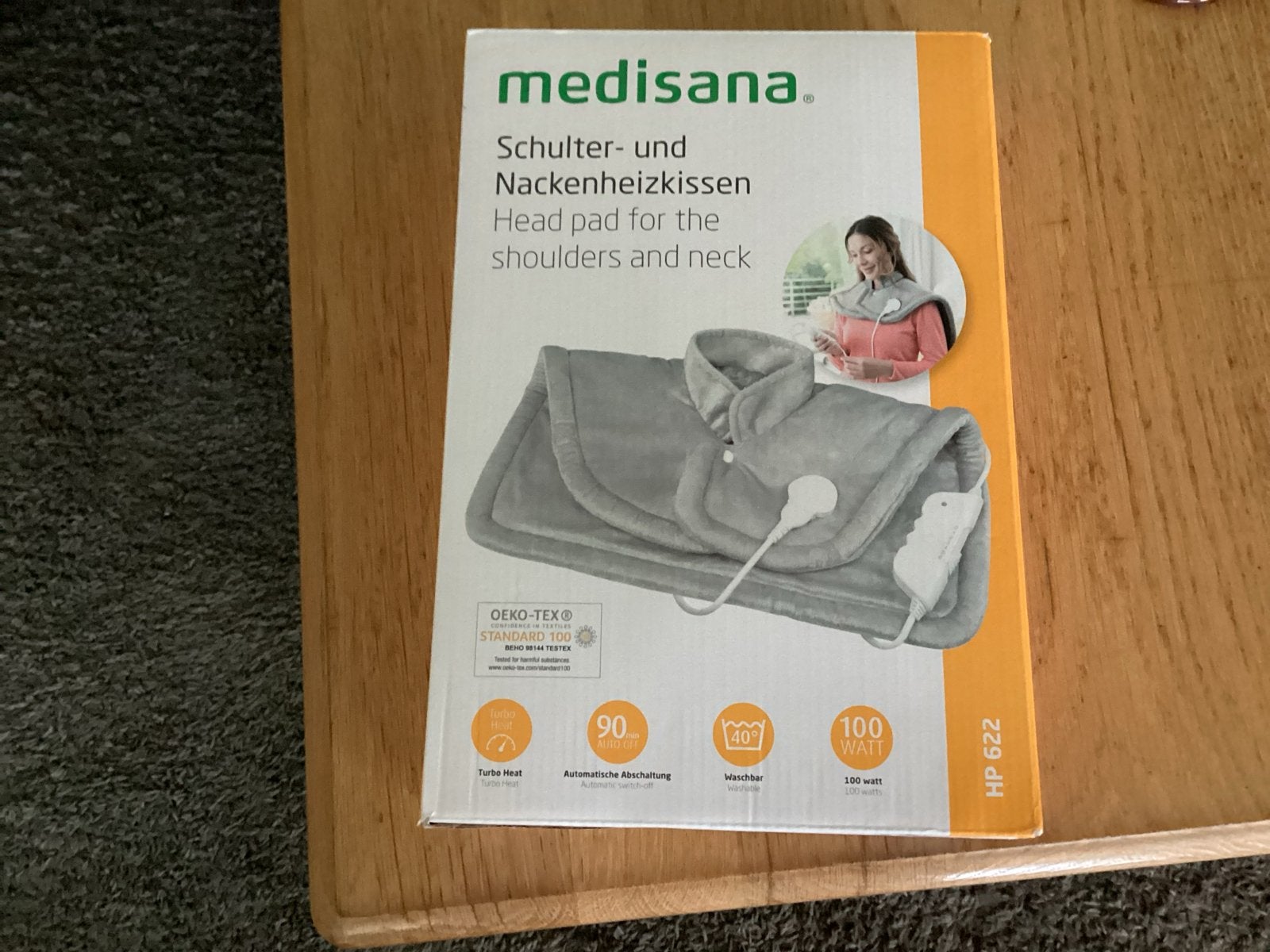 Medisana Schouder- en Nekverwarmingskussen HP 622, Ophalen of Verzenden, Nieuw, Overige typen