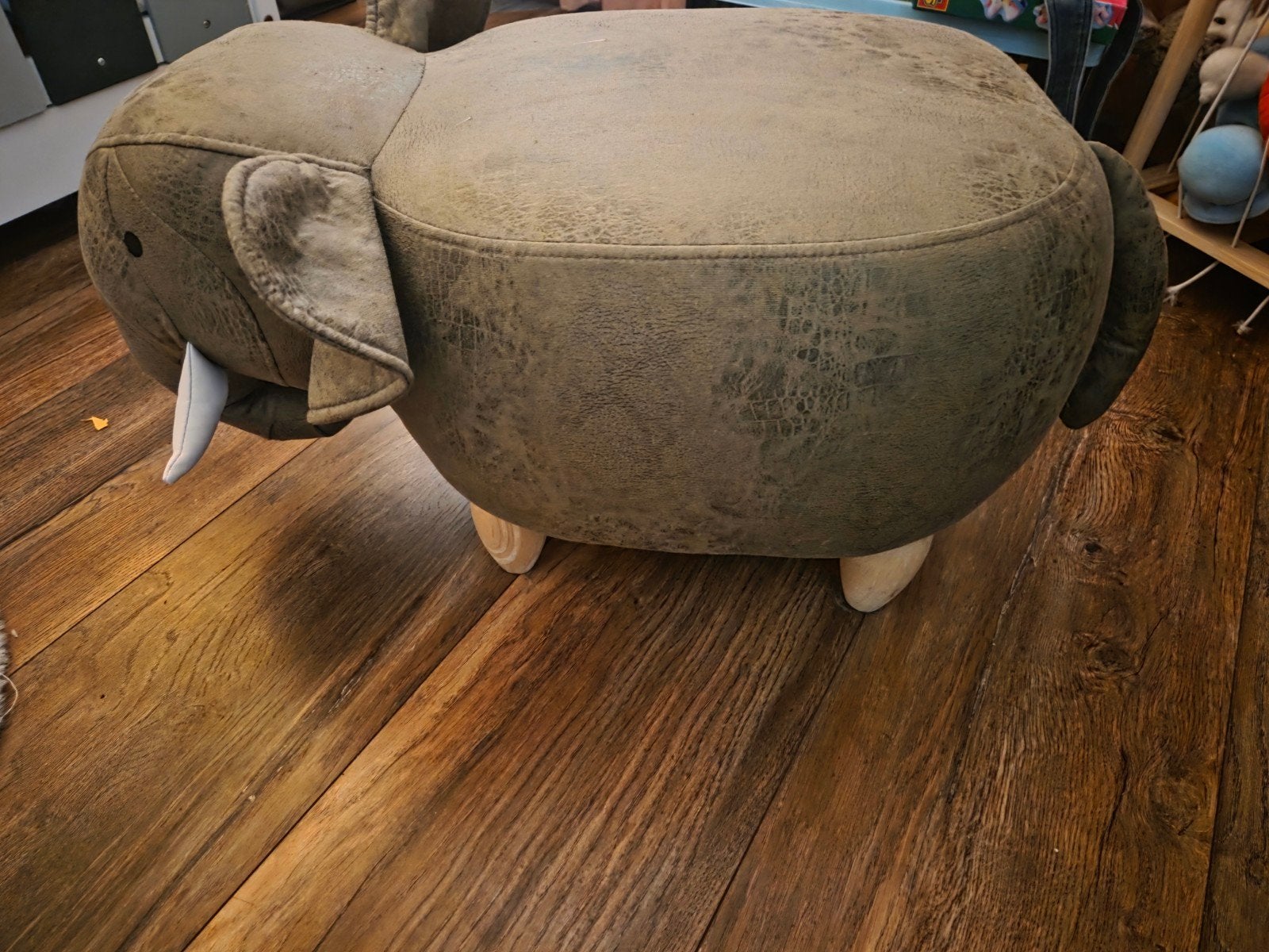 Olifanten kruk kind, Ophalen, Rond, Minder dan 50 cm, Minder dan 50 cm