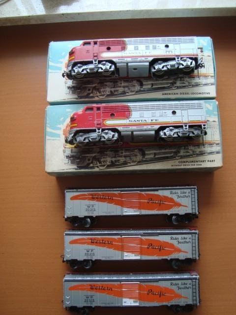 Te koop: Marklin set SANTA FEE., Hobby en Vrije tijd, Modeltreinen | H0, Wisselstroom, Treinset, Verzenden, Zo goed als nieuw