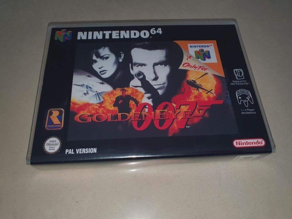 007 Goldeneye N64 Game Case, Spelcomputers en Games, Games | Nintendo 64, Shooter, Verzenden, 1 speler, Zo goed als nieuw