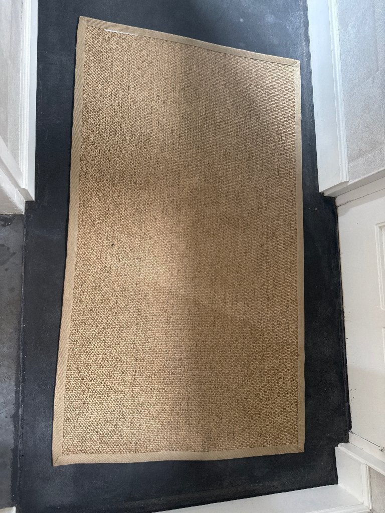 Sisal loper voor hal of gang, Huis en Inrichting, Gebruikt, 100 tot 150 cm, Japandi natuurlijk, Bruin
