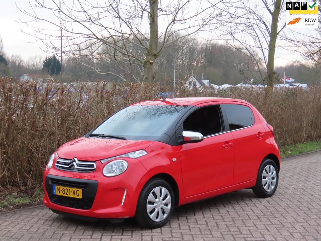 Citroen C1 1.0 VTi Feel +GRATIS CARPLAY SCHERM, Voorwielaandrijving, Stof, Gebruikt, 4 stoelen
