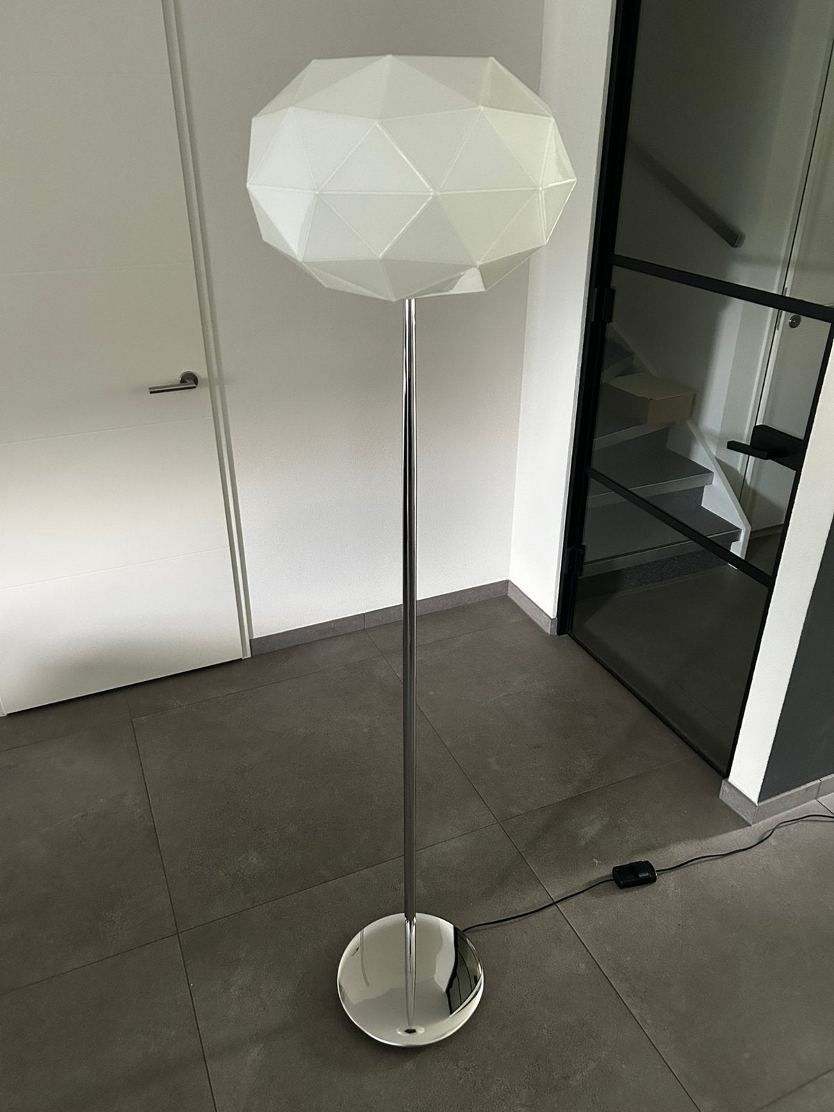 Artemide soffione 45 murano deign glazen luxe  vloerlamp, Ophalen, Zo goed als nieuw, 150 tot 200 cm