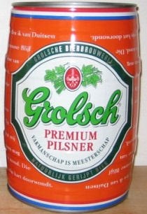 Grolsch WILHELMUS Pilsener 5 liter Bier Blik Vaatje (leeg), Ophalen of Verzenden, Flesje(s), Grolsch
