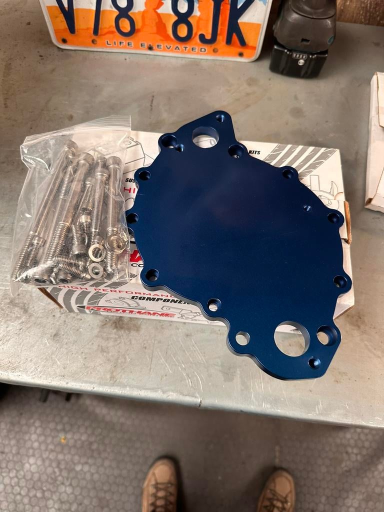 Adapterplaat waterpomp jeep  amc v8, Ophalen of Verzenden, Nieuw, Jeep