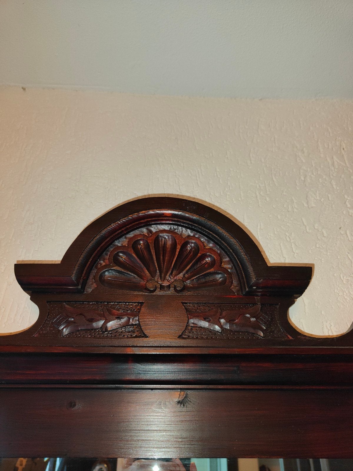 Art deco wand spiegel, Antiek en Kunst, Ophalen, Rechthoekig