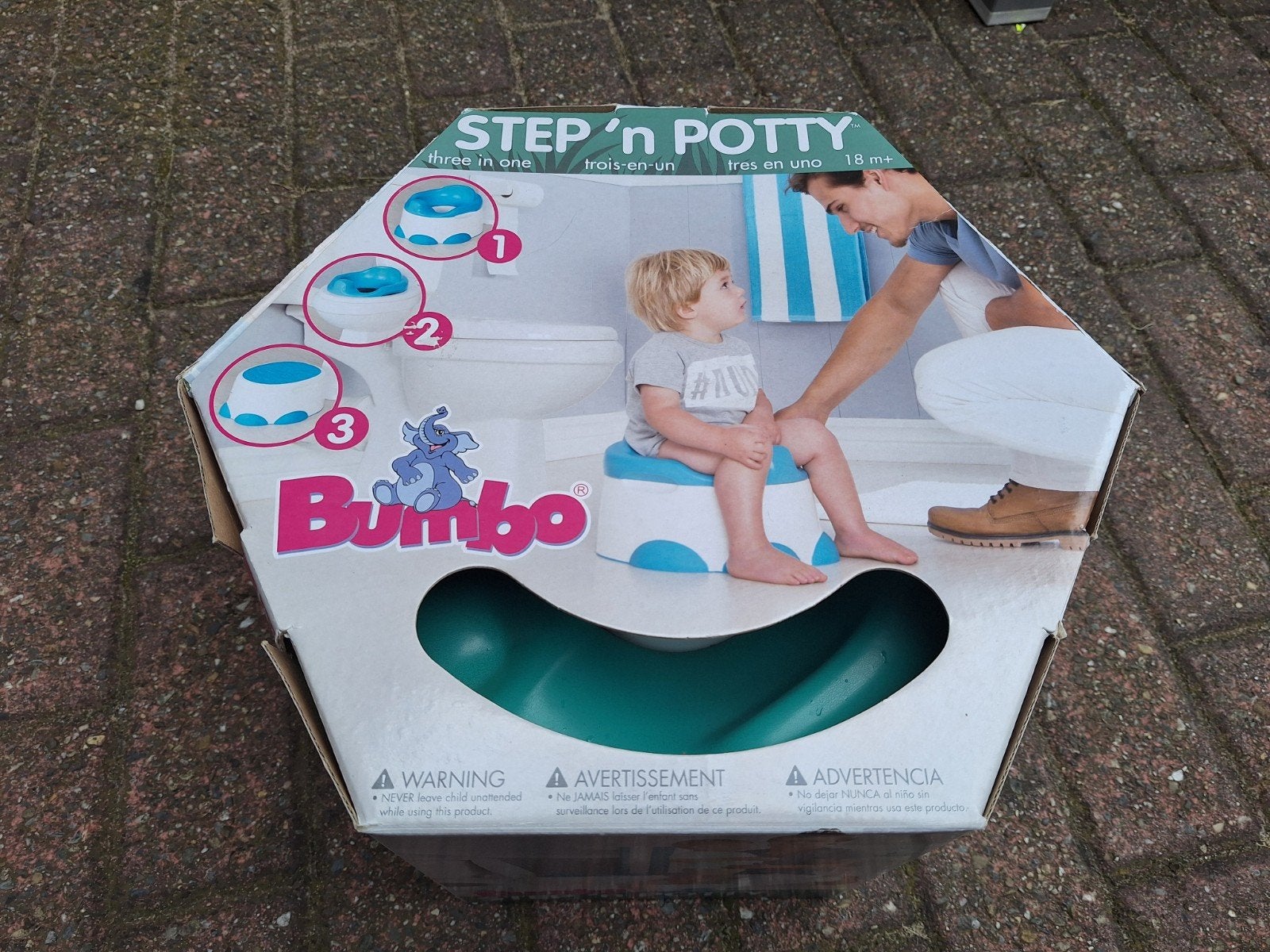Bumbo Step 'n Potty, Ophalen, Zo goed als nieuw