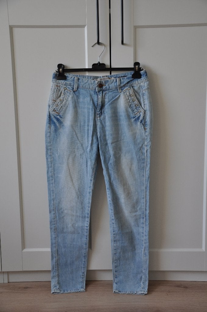 Zara jeans 36, baggy jeans 36, spijkerbroek 36, Blauw, Zara, Ophalen of Verzenden, Zo goed als nieuw