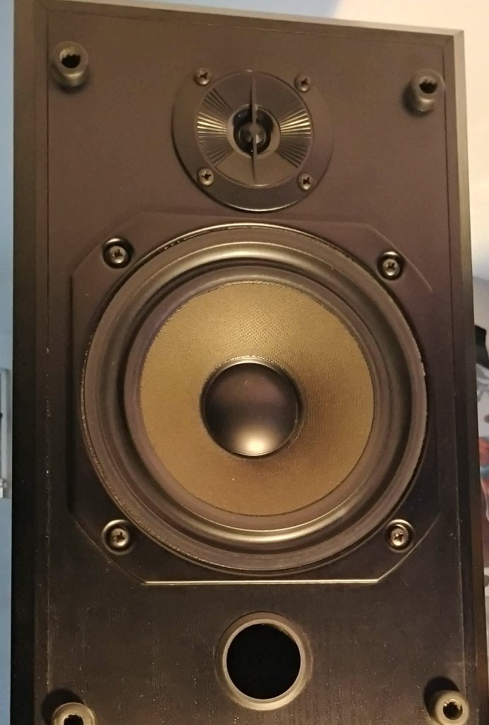 B&W Vision DS1 luidsprekers - set van 2 + originele grills, Stereo speakers, Gebruikt, Ophalen of Verzenden, 60 tot 120 watt