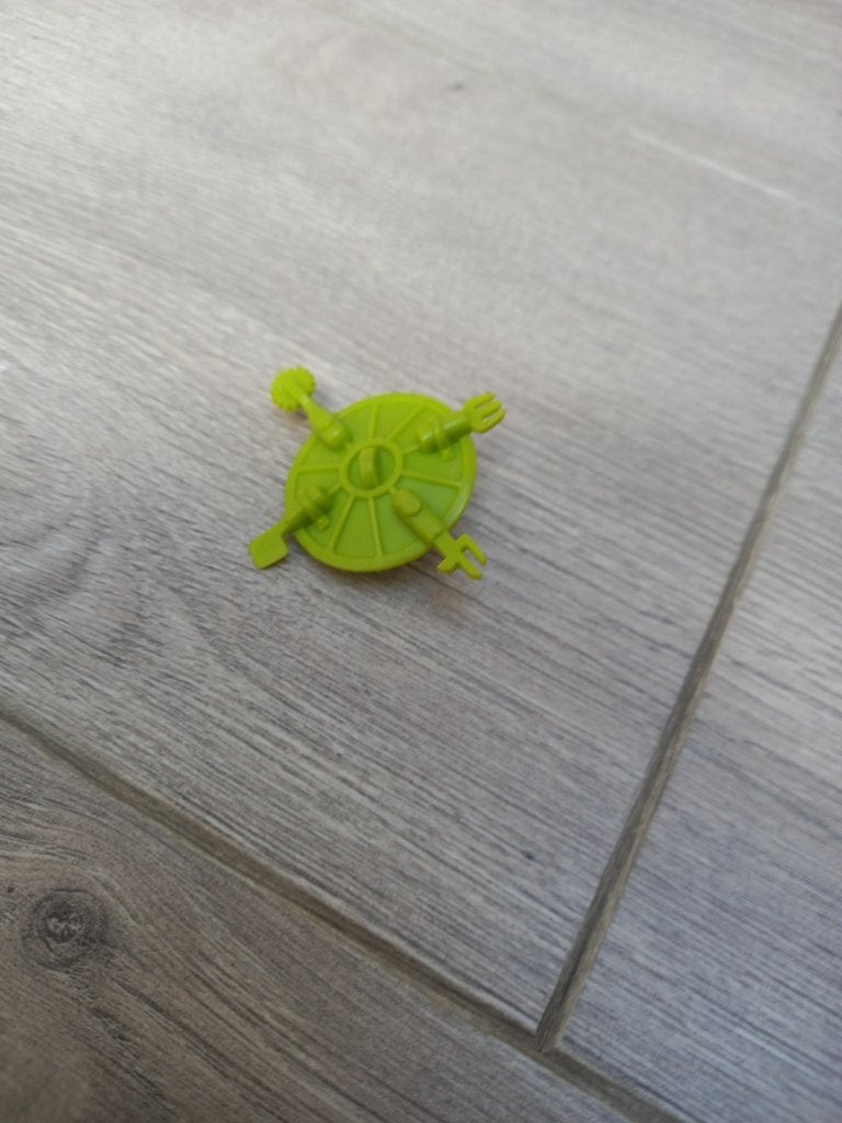Teenage Mutant Ninja Turtles, TMNT, Rock n Roll Mike schild, Verzamelen, Poppetjes en Figuurtjes, Ophalen of Verzenden, Gebruikt