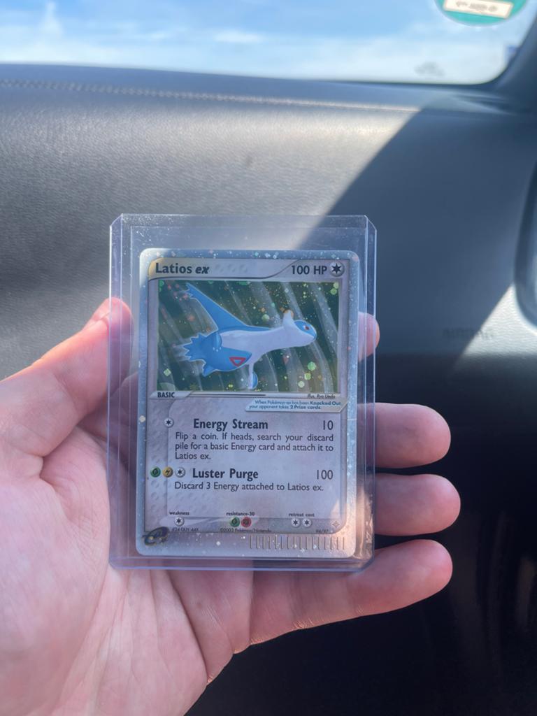 Latios ex Pokémon kaart (100 HP), Ophalen of Verzenden, Gebruikt, Losse kaart