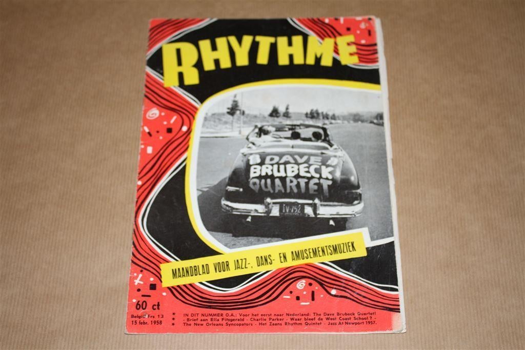 Magazine - Rhythme - Maandblad voor Jazz - 1958 !!, Boeken, Tijdschriften en Kranten, Ophalen of Verzenden, Gelezen, Muziek, Film of Tv
