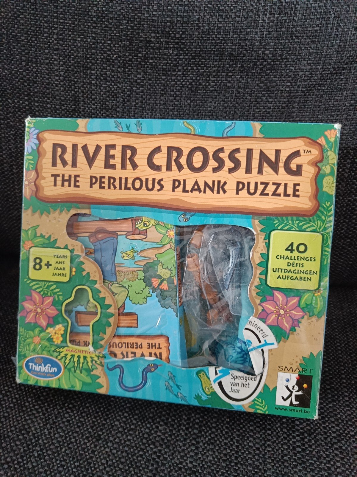 River Crossing: The Perilous Plank Puzzle - IQ spel, Ophalen of Verzenden, Zo goed als nieuw, Overige typen