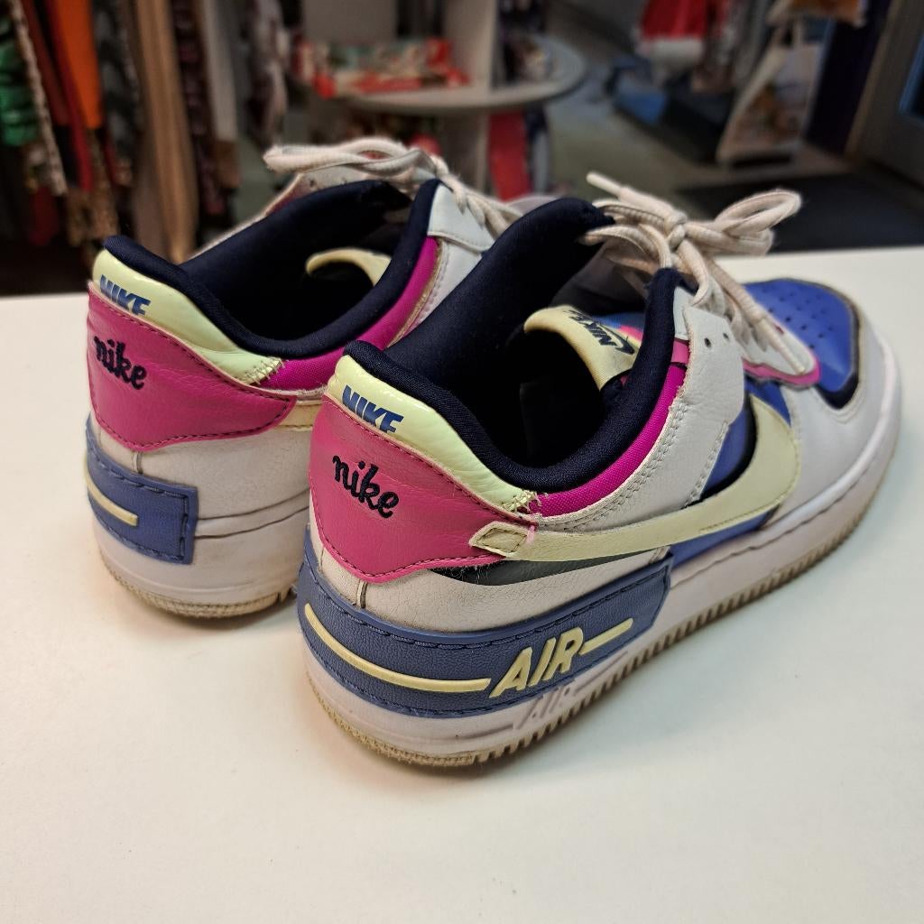Nike Airforce 1 Shadow Sapphire schoenen mt 39.5-40 nr 47630, ., Wit, Nike, Ophalen of Verzenden