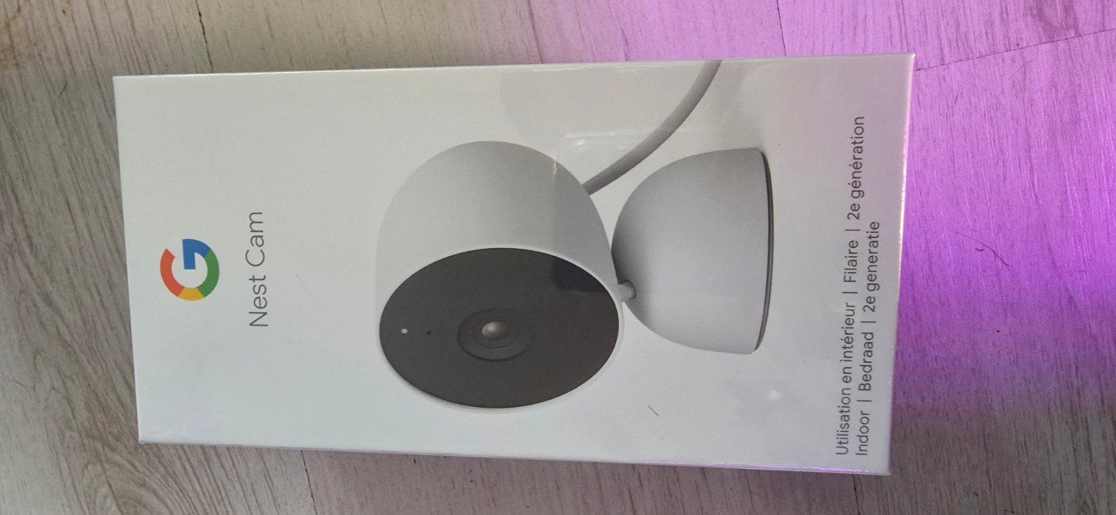 Google Nest Cam (2e generatie) - Nieuw in doos, Ophalen of Verzenden, Nieuw, Binnencamera