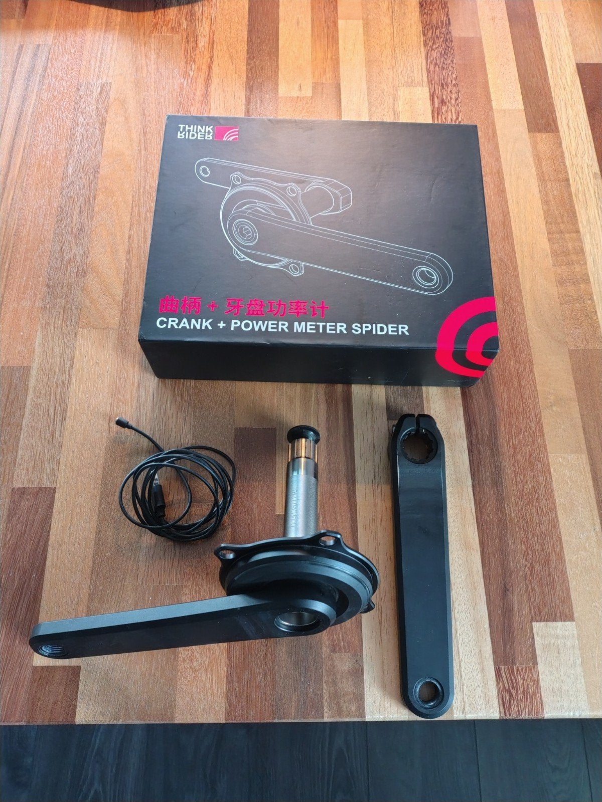 ThinkRider Crank + Power Meter Spider, Crankstel of Pedalen, Elektrische fiets, Gebruikt, Verzenden