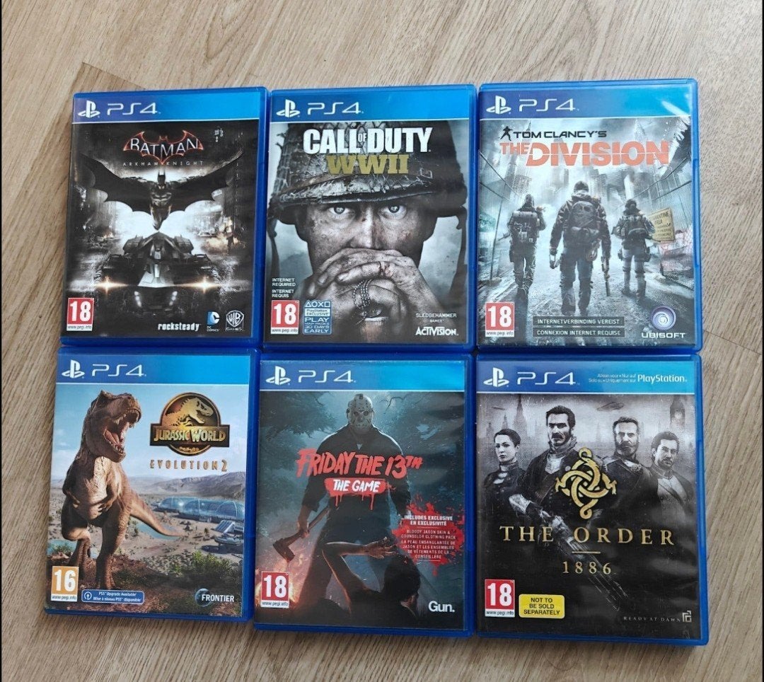 6x Playstation 4 spellen, 1 speler, Ophalen of Verzenden, Zo goed als nieuw, Avontuur en Actie