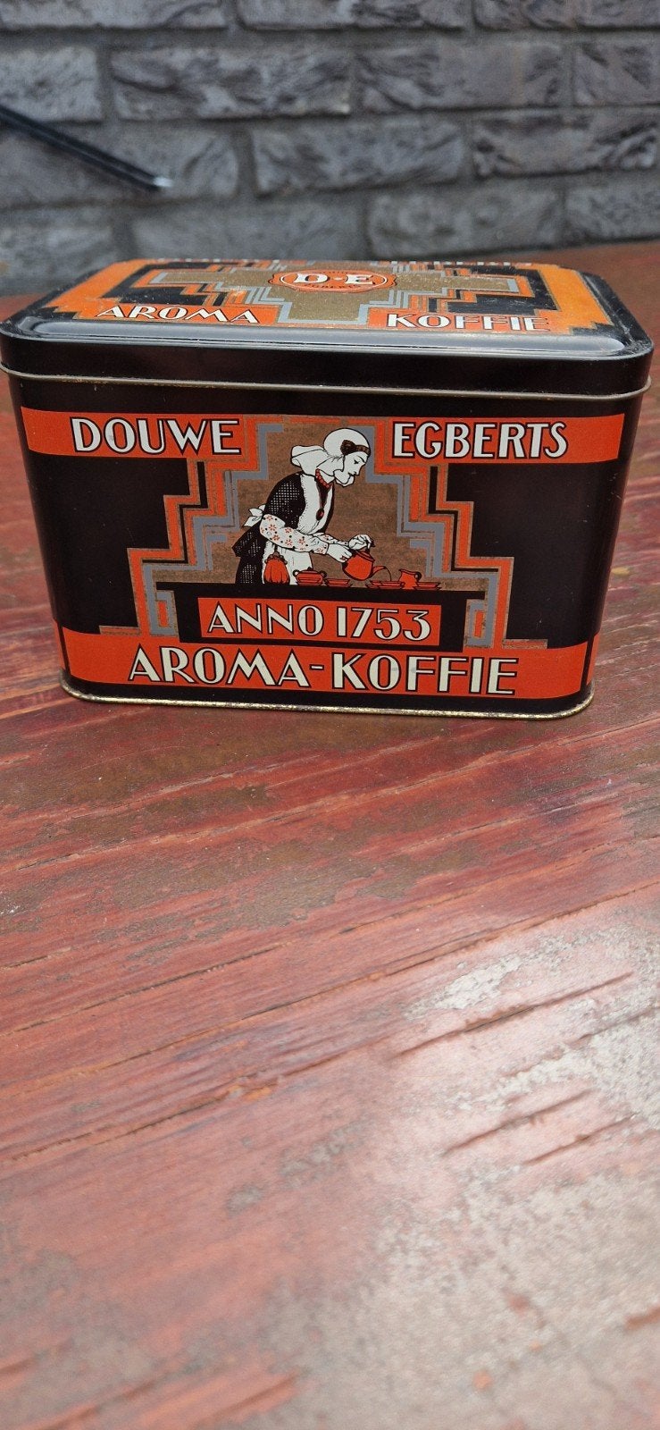 Vintage Douwe Egberts Aroma Koffie Blik Anno 1753, Verzamelen, Blikken, Ophalen of Verzenden