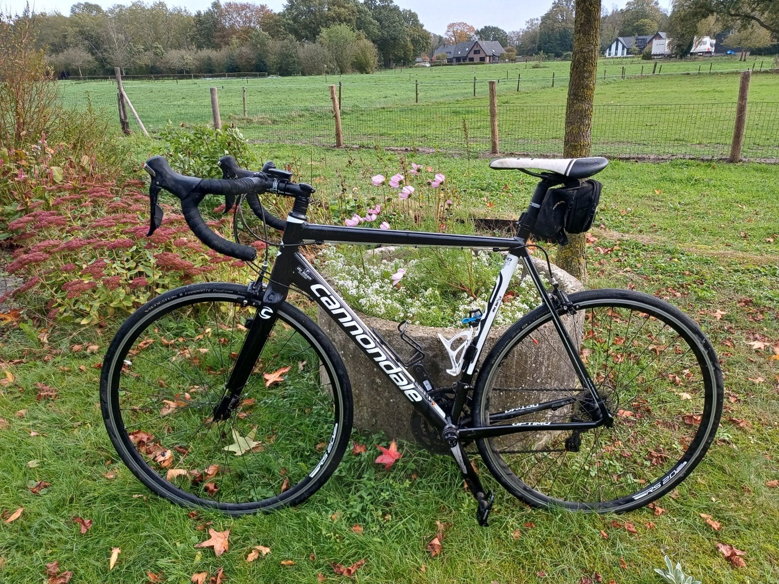 Cannondale Optimo racefiets - Shimano 105 - 20 versnellingen, Velgrem, Aluminium, Zo goed als nieuw, 15 tot 20 versnellingen