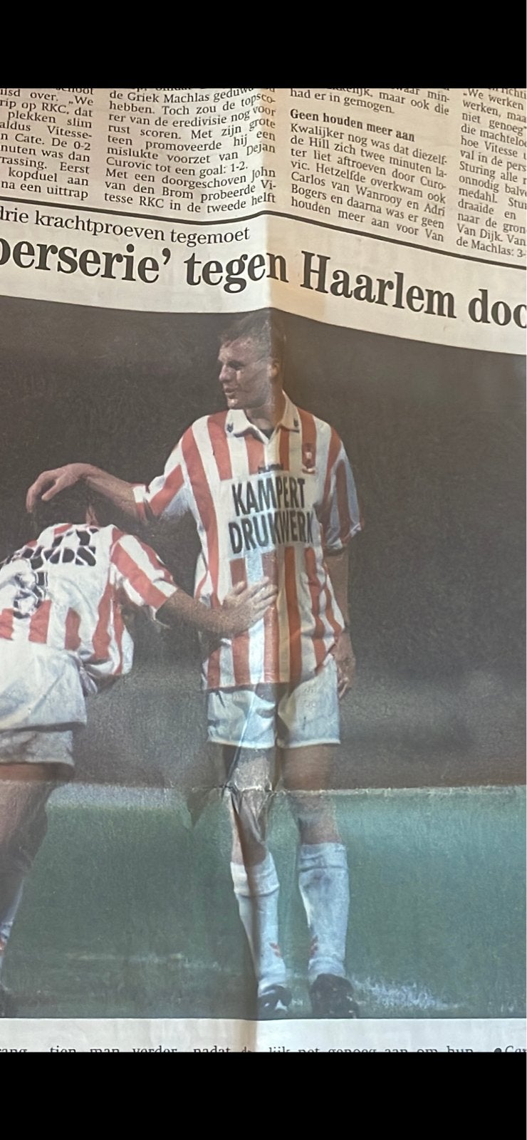 Top oss shirt Kampert drukwerk gezocht, Ophalen of Verzenden, Gebruikt, Overige binnenlandse clubs, Shirt