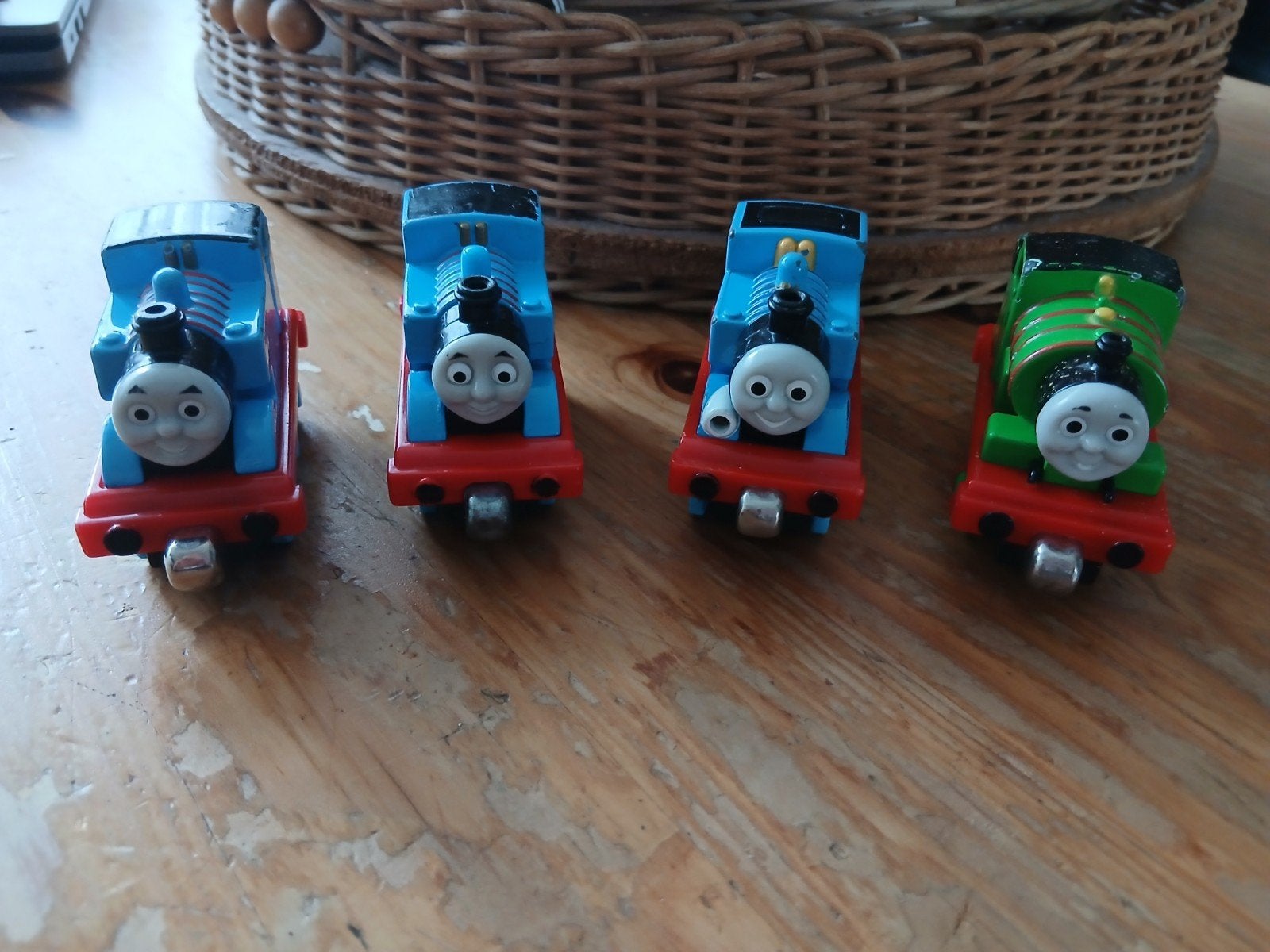 Thomas de Trein Treintjes - Set van 4, Ophalen of Verzenden, Gebruikt