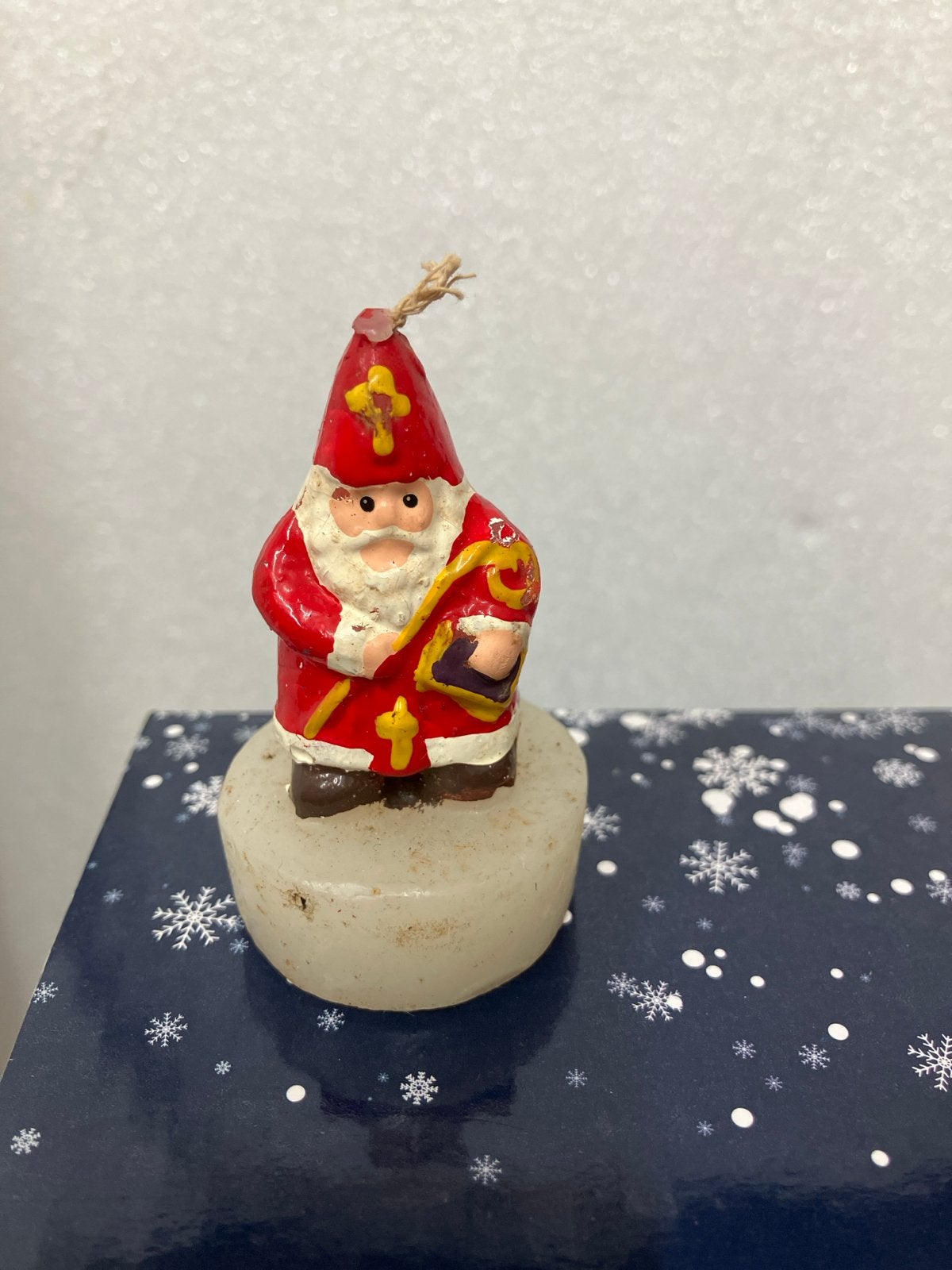 Kaarsje Sint Nicolaas, Ophalen of Verzenden, Zo goed als nieuw